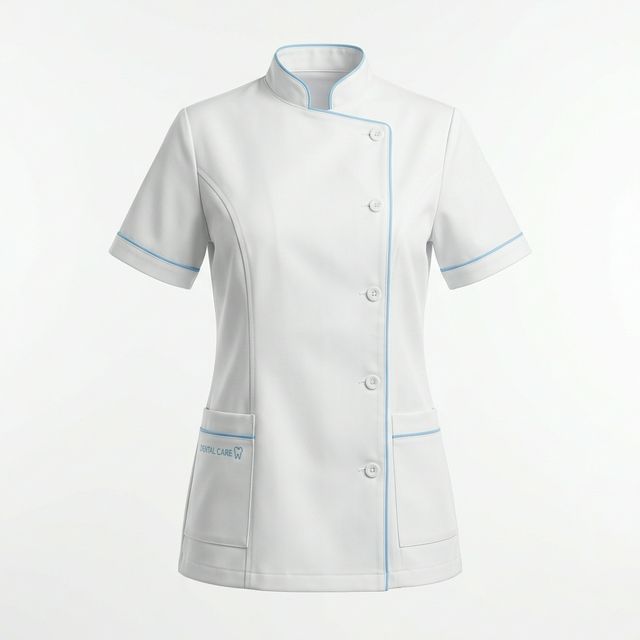 Casaca mujer cremallera bicolor uniforme médico Colombia
